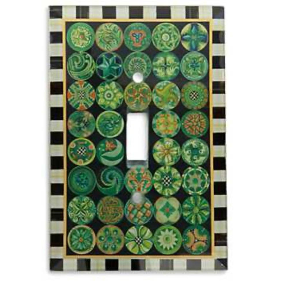 Mackenzie Childs switch plate cover